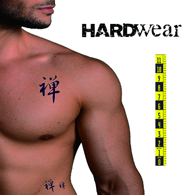 Kanjii Hardwear 4x3 on skin