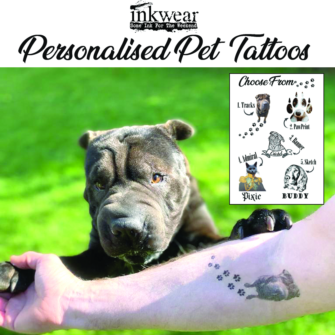 Pet Fake Tattoos Insta Ad