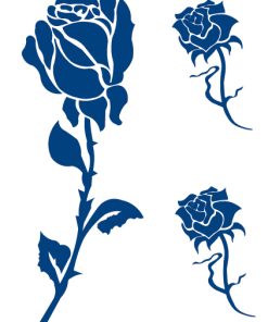 rose tattoo semi permanent