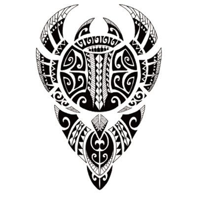 Tribal wing tattoo
